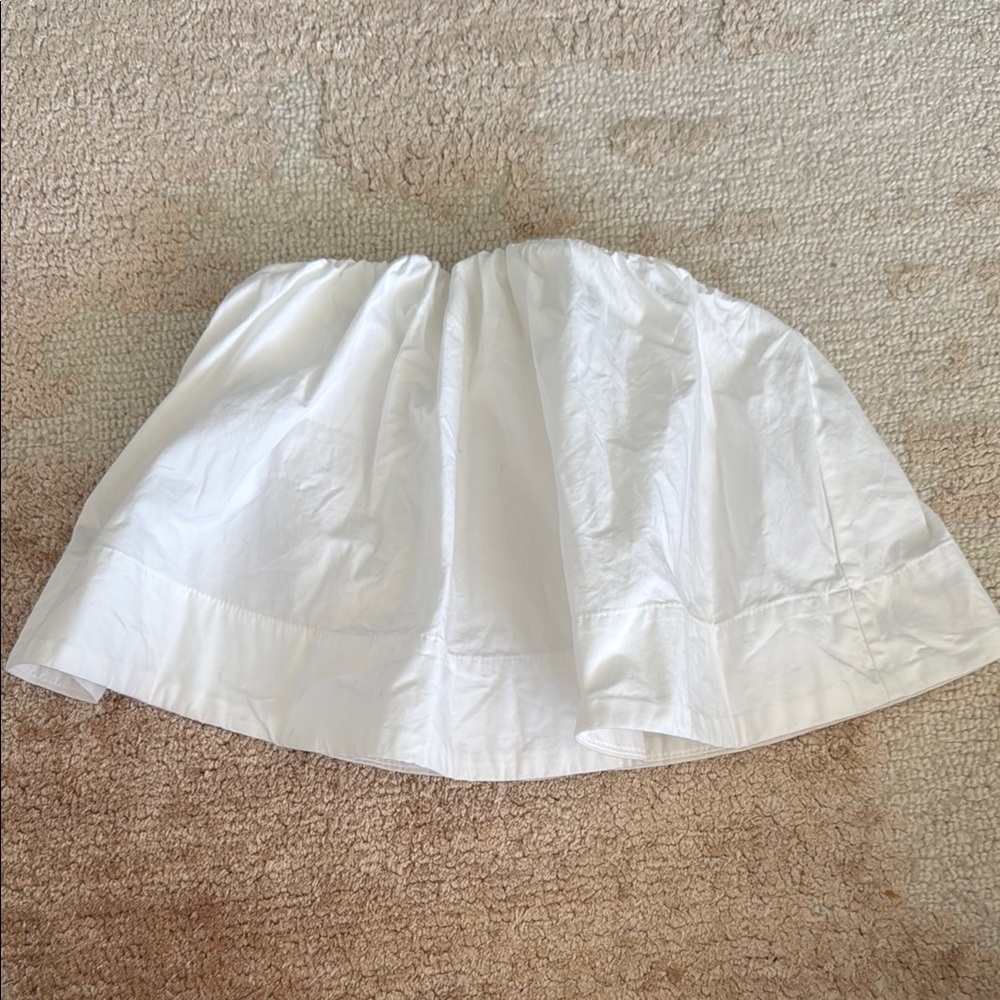 Aritzia strapless white crop top size XXS | fairycore / cottagecore / romantic